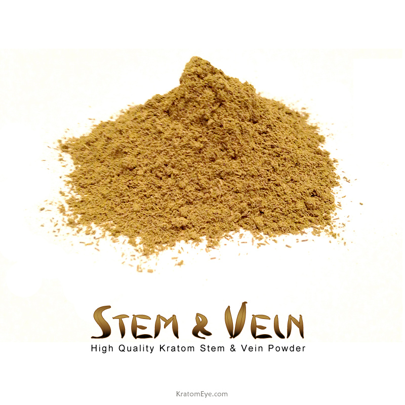 High Quality Kratom Stem & Vein Powder