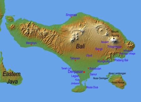 bali map