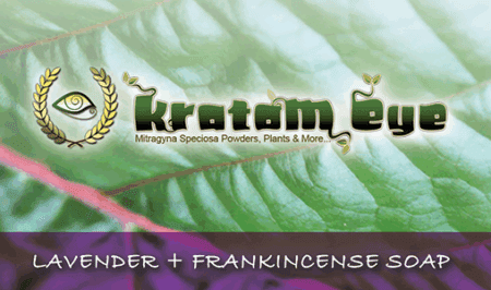 Lavender Frankincense Exfoliating Moisturizing Natural Kratom Soap
