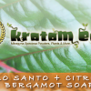 Palo Santo Citrus Bergamot Super Exfoliating Moisturizing Natural Kratom Soap with Palo Santo, Citrus, Bergamot Essences
