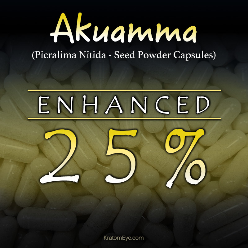25% Enhanced Akuamma Extract Powder (Picralima Nitida)