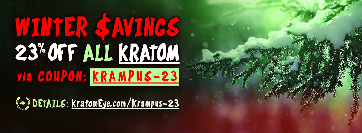 23% OFF Winter Kratom Savings