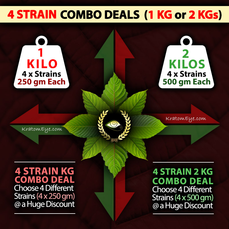 4 Strain Combo Deals: 4-Way Strain Split, Discounted Kilos