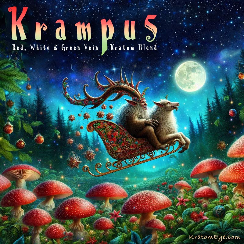 Krampus (Red, White & Green Vein Holiday Kratom Blend)