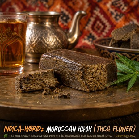 Moroccan Style Hash | THCa Hemp Hashish | Indica-Hybrid
